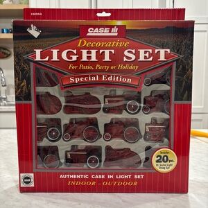 NEW Case Farmall F-12 Decorative 20 Piece Tractor Christmas String Light Set